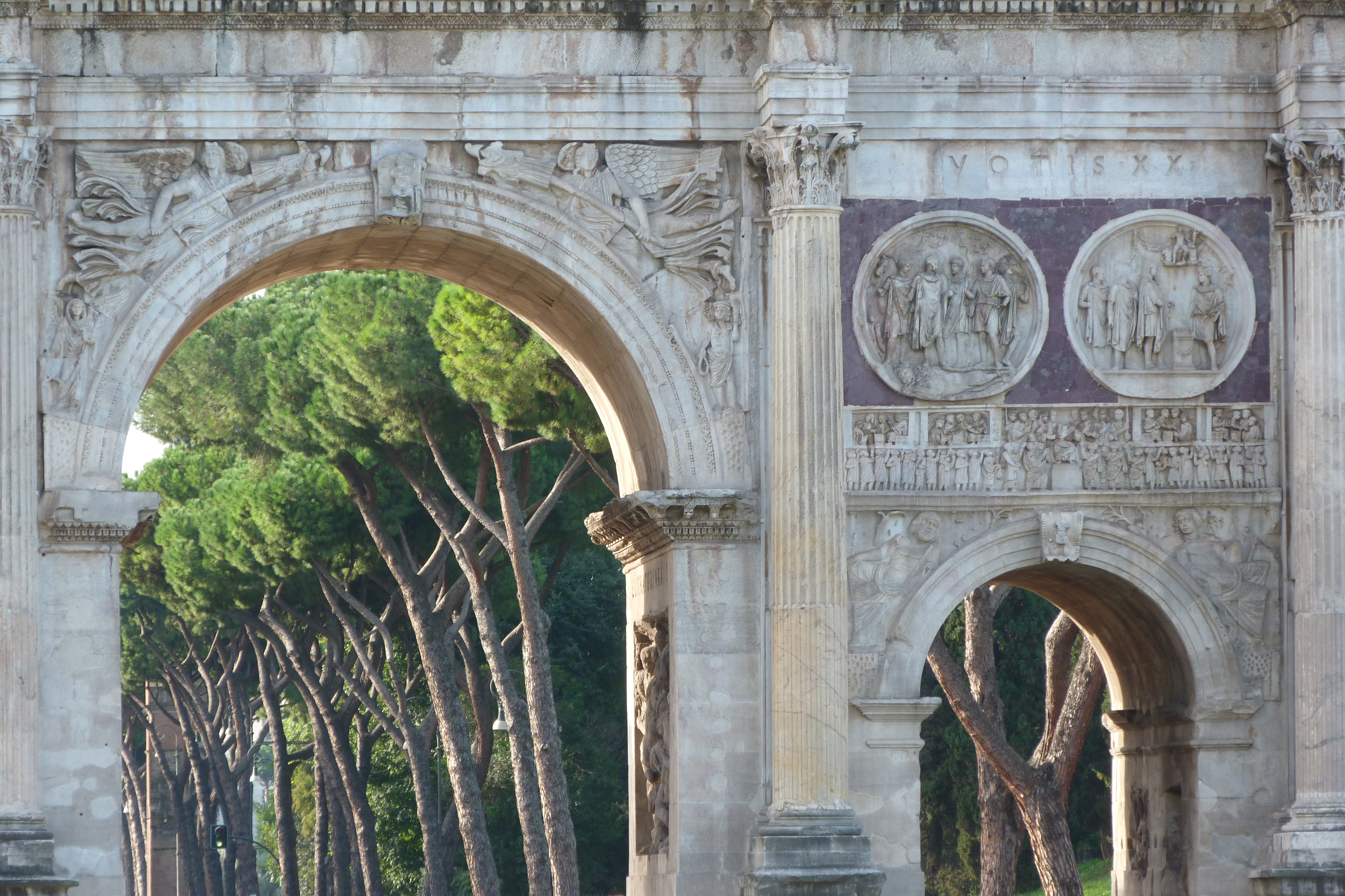 Triumphbogen des Kaiser Konstantin in Rom